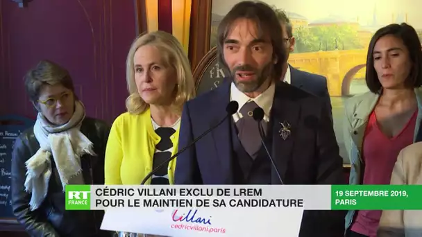 Municipales 2020 : Cédric Villani exclu de LREM pour le maintien de sa candidature