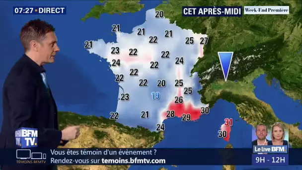 Pluies et températures en forte baisse: la météo de ce samedi