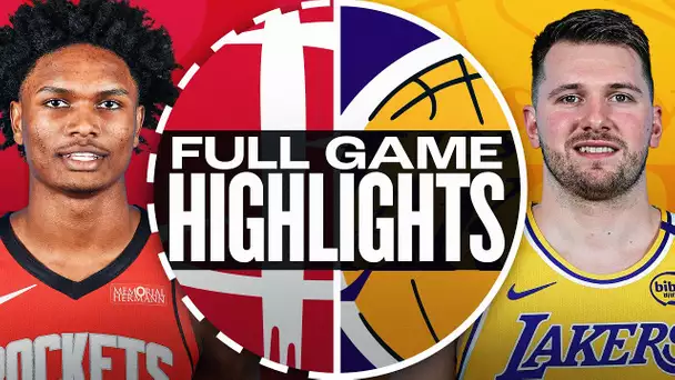 ROCKETS at LAKERS | FULL GAME HIGHLIGHTS | March 31, 2025