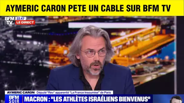AYMERIC CARON DEFONCE UN SUCEUR D'ISRAEL INCONTIONNEL SUR BFM TV