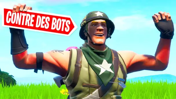 NOUVEAU MODE : CONTRE DES BOTS sur FORTNITE !!