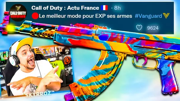 le MODE le PLUS EFFICACE pour EXP ses armes sur CALL OF DUTY: VANGUARD