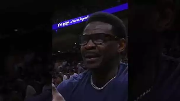 Michael Irvin & D-Wade Courtside In Miami! 🌟 | #shorts