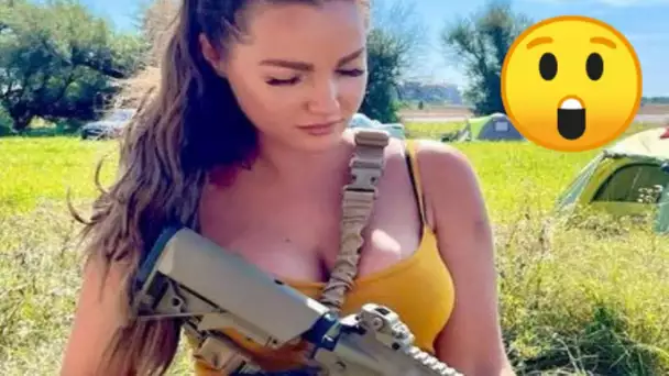 « Ils seront tués » : L’ex-miss Ukraine prend les armes pour défendre son pays