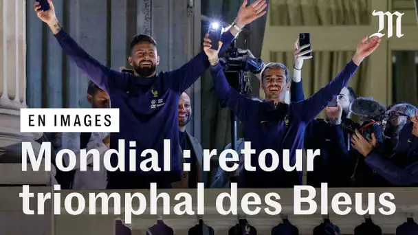 Le retour des Bleus en France après la défaite en finale du Mondial