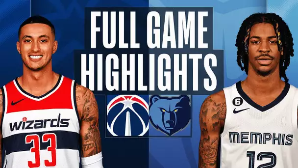 WIZARDS at GRIZZLIES | NBA FULL GAME HIGHLIGHTS | November 6, 2022