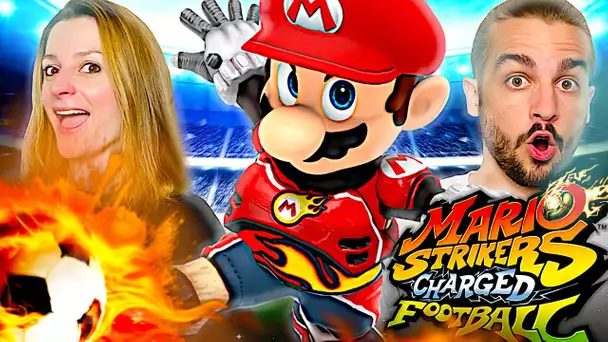 ON JOUE AU FOOT AVEC MARIO ! MARIO STRIKERS CHARGED FOOTBALL
