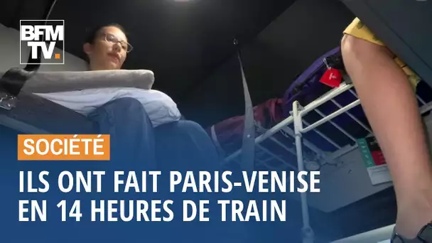 Ils ont fait Paris-Venise en 14h de train plutôt qu'en 2h d'avion pour réduire leur bilan carbone