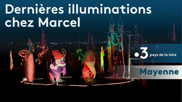 Noël en Mayenne : clap de fin pour les illuminations d'Aron créées pour la bonne cause