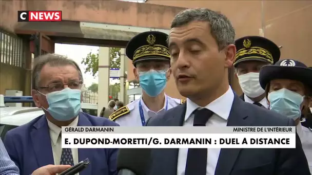 Duel à distance entre Eric Dupond-Moretti et Gérald Darmanin