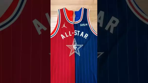 Here's the story behind the seams of the 2024 #NBAAllStar uniforms ⭐| #Shorts