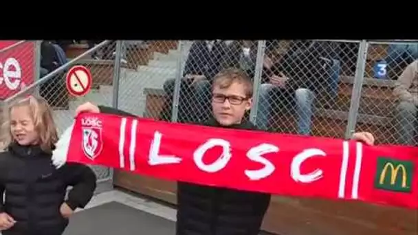 Entraînement public au LOSC quelques jours après l&#039;accident lors du match à Amiens SC