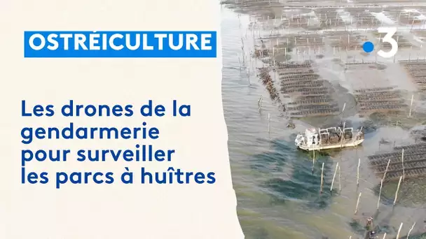 Les drones de la gendarmerie pour surveiller les parcs à huîtres du Bassin d'Arcachon