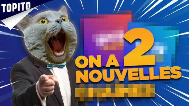 On a 2 nouvelles à vous annoncer !