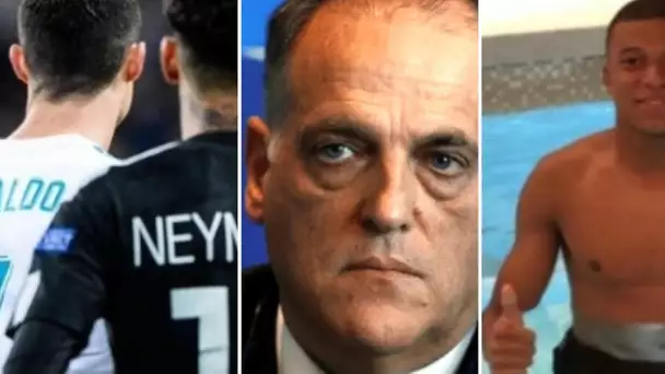 Tebas fracasse encore le PSG et égratigne Neymar et Ronaldo... Nice racheté, blessures mbappe