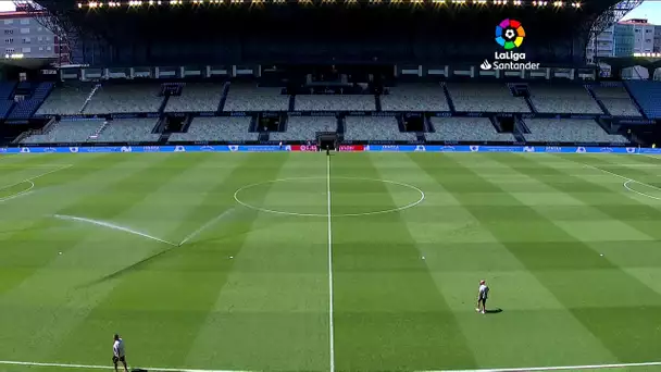 Calentamiento RC Celta vs Real Betis