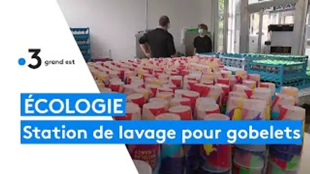 Echogestes : une station de lavage pour gobelets