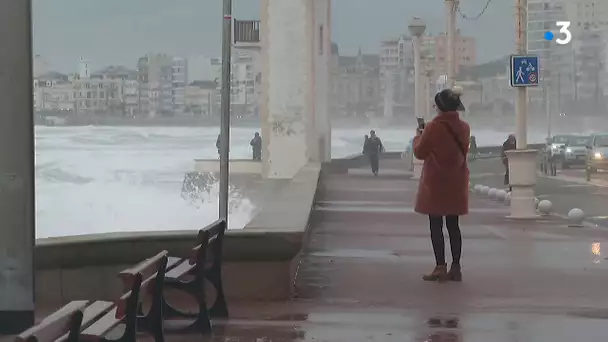 Coup de vent aux Sables-d'Olonne, le 26 novembre 2019