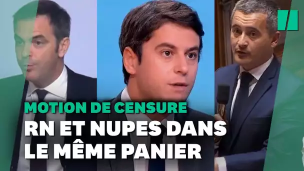 Motion de censure : tout est bon pour mettre le RN et la NUPES dans le même sac