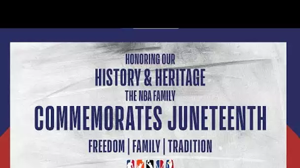 The NBA Family Honors Juneteenth #Juneteenth #NBAHonorsJuneteenth