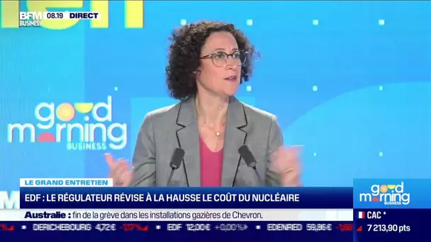 Emmanuelle Wargon (CRE) : EDF, le régulateur révise à la hausse le coût du nucléaire