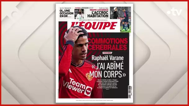 Commotions cérébrales dans le sport : l’alerte de Raphaël Varane - La Story - C à Vous - 02/04/2024