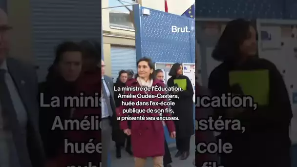 La ministre de l'Éducation huée dans l'ex-école publique de son fils