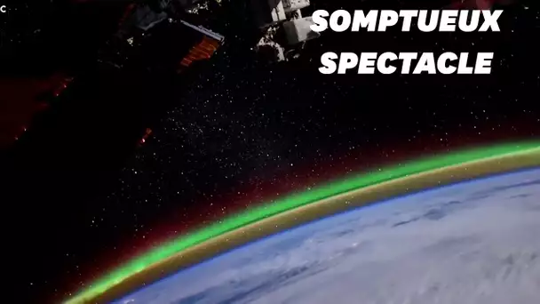 Depuis l'espace, un cosmonaute russe a filmé de sublimes aurores boréales
