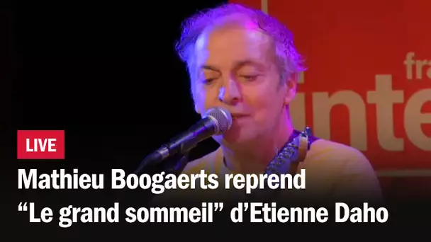 Mathieu Boogaerts en Live dans le Grand dimanche soir