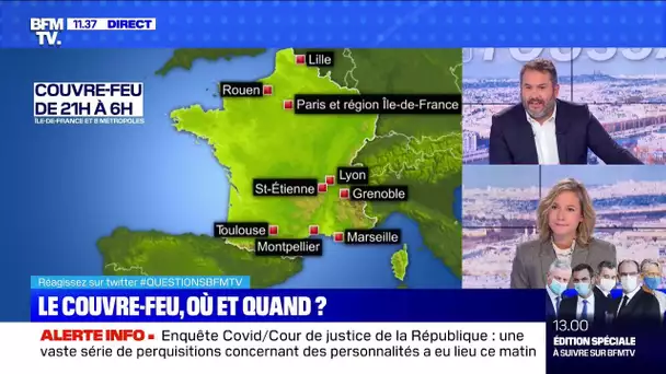 Le couvre-feu, où et quand ? - BFMTV répond à vos questions