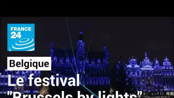 Bruxelles aux couleurs de Noël : 9e édition du festival "Brussels by lights" • FRANCE 24
