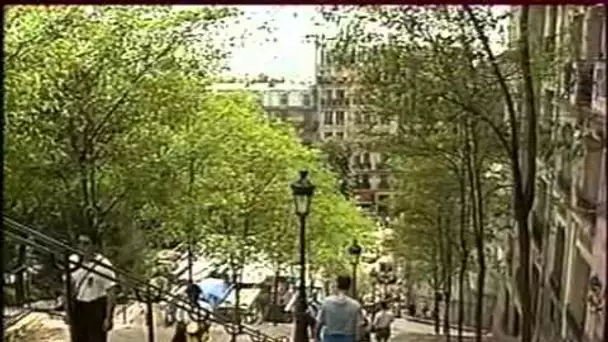 Record de montée de marches à Montmartre 1 million - Archive INA