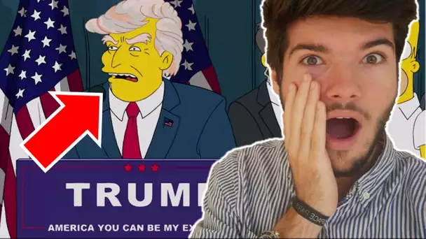 DONALD TRUMP ELU GRACE AUX SIMPSONS ?