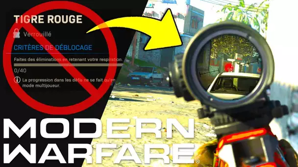 BUG DÉFI CAMO SNIPER, Scorestreak et Spécialiste ! (Call of Duty Modern Warfare)