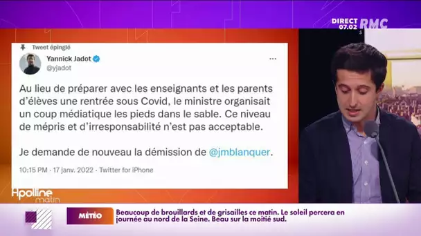 L'opposition réclame la démission de Jean-Michel Blanquer