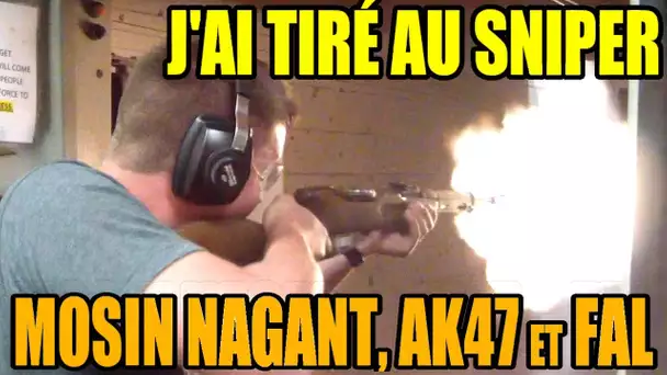 J&#039;AI TIRÉ AU SNIPER | Mosin Nagant, AK47 et FAL !