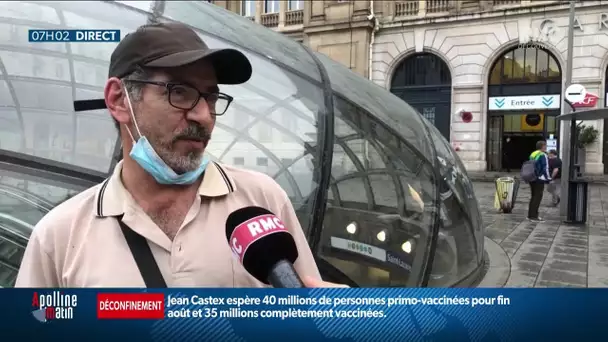 "On n'est pas encore de l'épidémie": les Parisiens tombent le masque mais restent "vigilants"