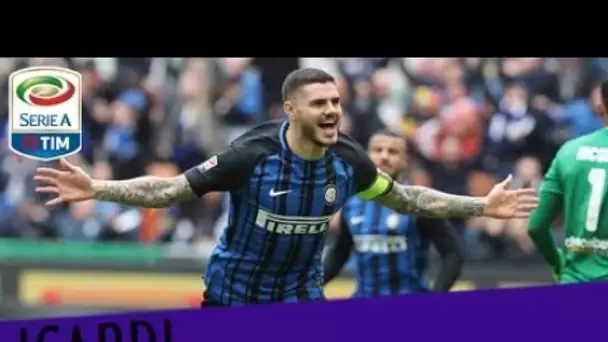 Il gol di Icardi (1') - Inter - Hellas Verona 3-0 - Giornata 30 - Serie A TIM 2017/18