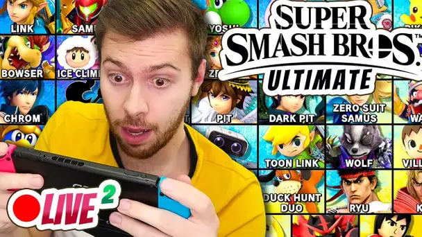 LIVE SUPER SMASH BROS ULTIMATE - On continue le SOLO