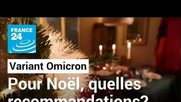 Variant Omicron : les recommandations du Conseil scientifique pour Noël • FRANCE 24