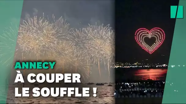 La fête du lac d’Annecy a mis tout le monde d’accord avec cet incroyable feu d’artifice