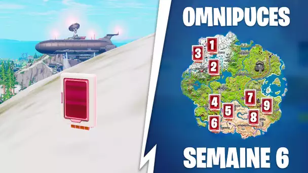 TROUVER LES OMNIPUCES DE LA SEMAINE 6 ! (FORTNITE QUETE EPEE OMNI)