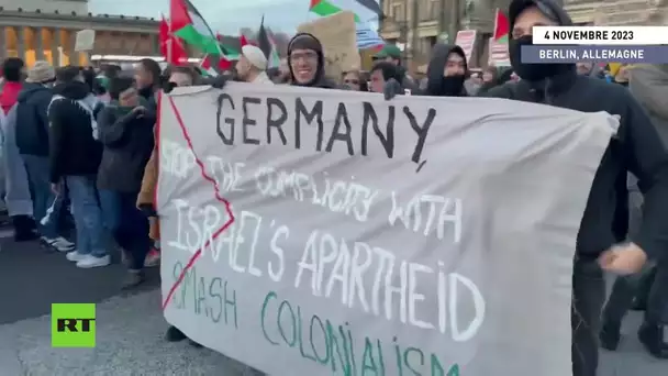 🇩🇪 Berlin : plusieurs milliers de personnes manifestent pour la Palestine