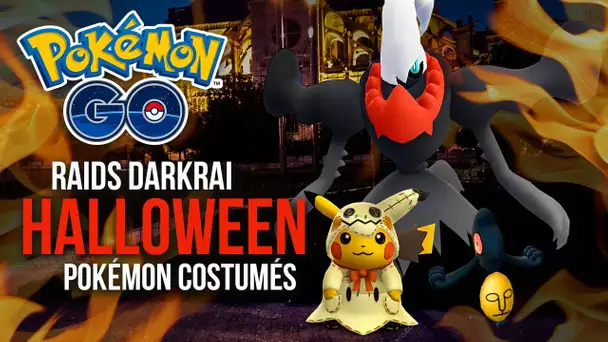POKÉMON GO 100% HALLOWEEN ! Raids Darkrai avec 50 abonnés + Pokémon costumés !