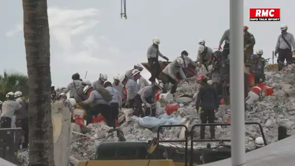 Une semaine après l'effondrement en Floride, au moins 18 morts et toujours 147 disparus