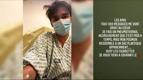 J#039;ai peur : Alain-Fabien Delon est hospitalisé pour un problème au poumon