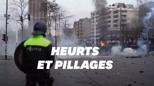 Aux Pays-Bas, des manifestations contre les restrictions sanitaires virent à l'émeute