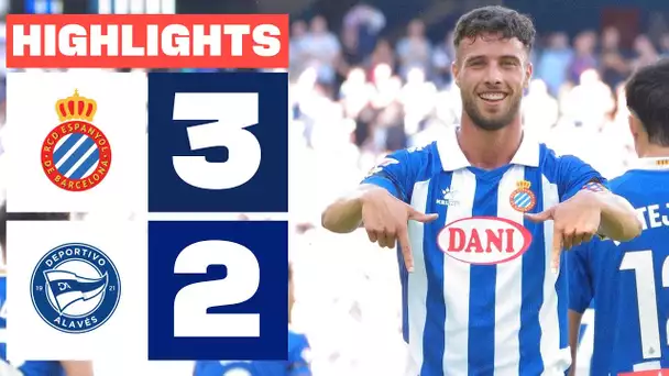 RCD ESPANYOL 3 - 2 DEPORTIVO ALAVÉS | RESUMEN LALIGA HYPERMOTION