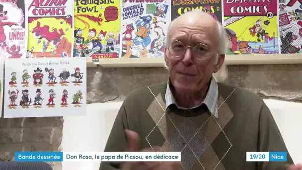 Le dessinateur de Picsou, Don Rosa, rencontre ses fans à Nice