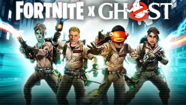 FORTNITE x GHOSTBUSTER ! VOITURE CACHEE SUR LA MAP ET SKINS GHOSTBUSTER ! (FORTNITE SECRET SAISON 4)